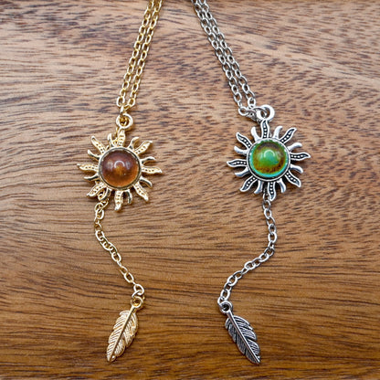 'Solar Mood' Necklace | Moodstone Necklace