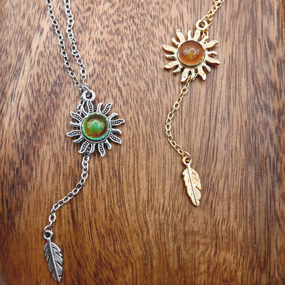 'Solar Mood' Necklace | Moodstone Necklace