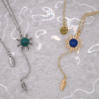 'Solar Mood' Necklace | Moodstone Necklace